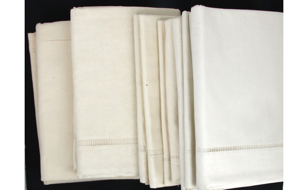 Lot de 6 draps à jours échelle
