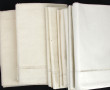 Lot de 6 draps à jours échelle