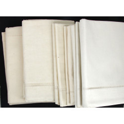 Lot de 6 draps à jours échelle