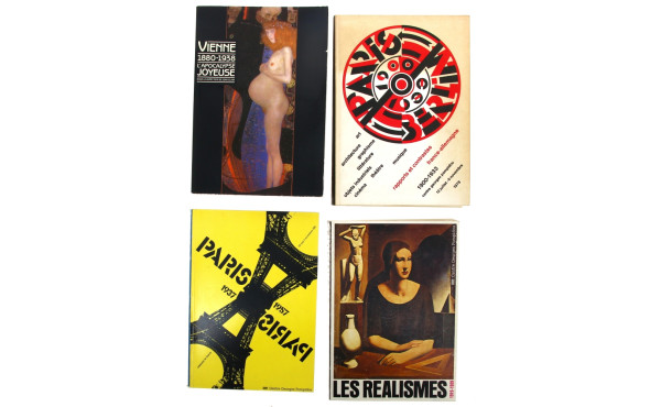 CENTRE GEORGES POMPIDOU - Lot de 4 catal