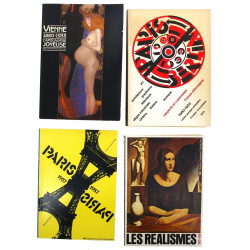 CENTRE GEORGES POMPIDOU - Lot de 4 catal