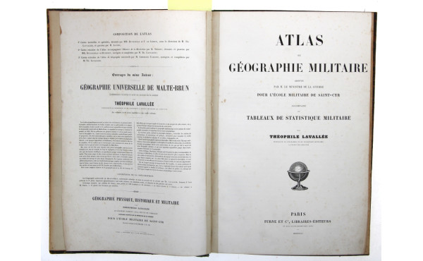 Théophile LAVALLEE - ATLAS DE GEOGRAPHIE