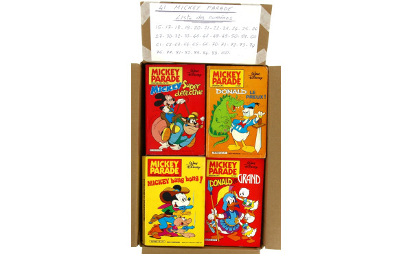 MICKEY PARADE -Lot de 41 numéros de Mick