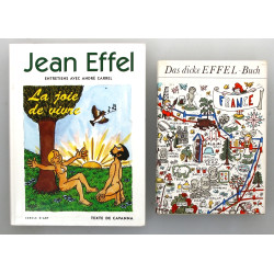 Jean EFFEL - Lot de 2 livres illustrés "