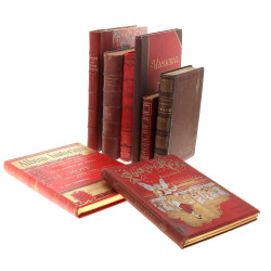 Ensemble de livres reliés XIXe deb Xxe d