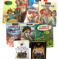 Lot comprenant 7 BD rigides dont 5 "Carn