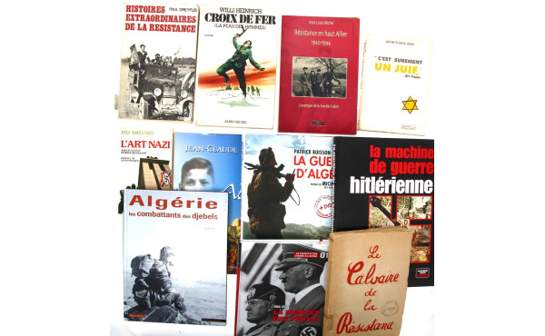 Thème GUERRES 39/45 et ALGERIE - Lot d'o