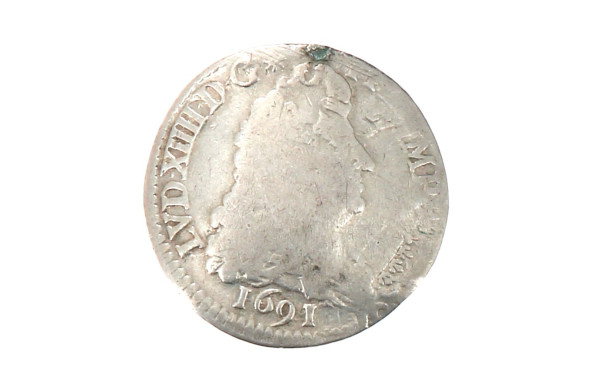 France - Louis XIV - 1/4 Ecu 1691 A Pari