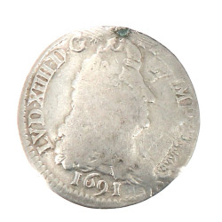 France - Louis XIV - 1/4 Ecu 1691 A Pari