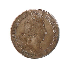 France - Louis XIV - 10 sols aux insigne