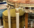Console de style Louis XVI en bois patin