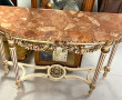 Console de style Louis XVI en bois patin