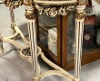 Console de style Louis XVI en bois patin