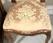 Paire de petites chaises de style Louis 
