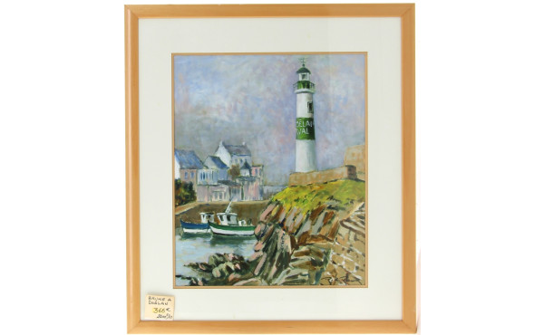 Robert Le RHUN (1936-2006) " Brume à Do