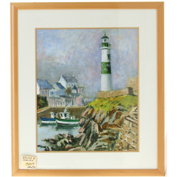 Robert Le RHUN (1936-2006) " Brume à Do