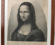 LA JOCONDE - Gravure XIXe en noir & blan