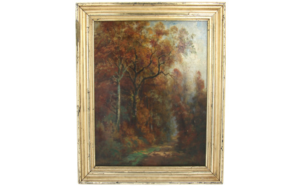 Paul SAVIGNY (Xxème) "Le chemin de Poulg