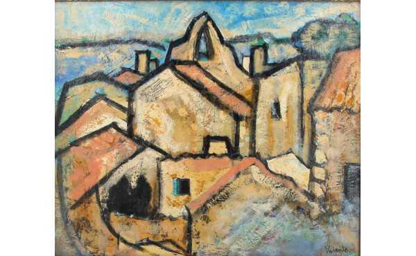 VALENTE (Xxème) "Petit village du sud", 