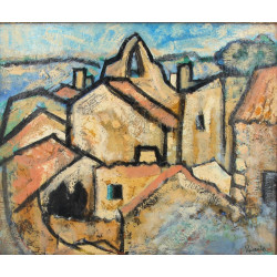 VALENTE (Xxème) "Petit village du sud", 