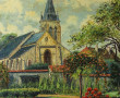 René BODENET (Xxème) "Eglise d'Antony, H