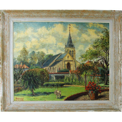 René BODENET (Xxème) "Eglise d'Antony, H