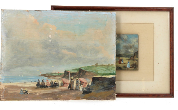 Ecole Xxème "Scènes de bord de mer", deu