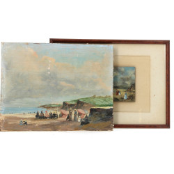 Ecole Xxème "Scènes de bord de mer", deu