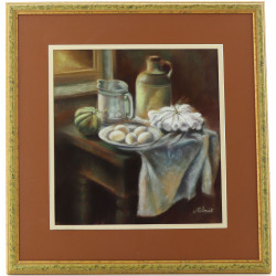 Michèle LOUET (Xxème) "Nature morte aux 