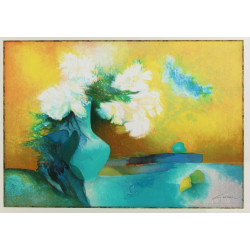 Claude GAVEAU (1940-2021) "Le vase turqu