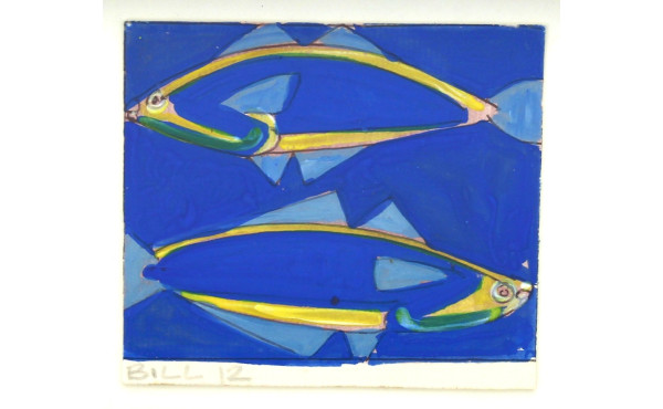 BILL (Daniel MAZE, Xxème) "Deux poissons
