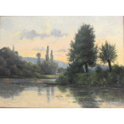 Alexis Auguste DELAHOGUE (1867-1953) "Pa