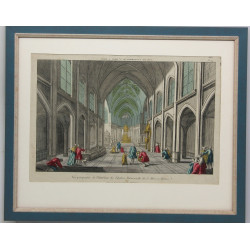 VUES D'OPTIQUE XVIIIème - Lot de 5 gravu