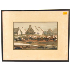 Ecole Bretonne (Xxème) "Le Cap de la Chè