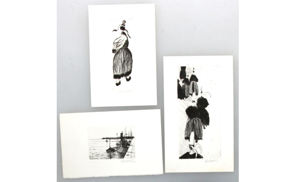 Jacques ROUQUIER (1932-2017) - Lot de 3 