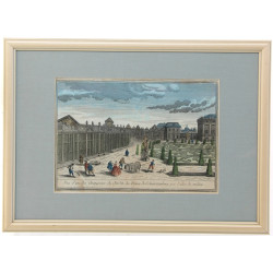 VUES D'OPTIQUE XVIIIème - Lot de 5 gravu