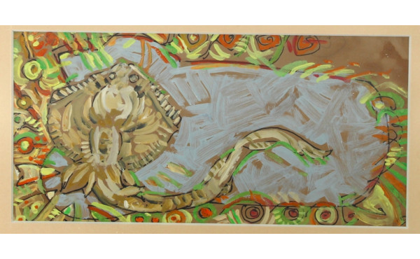 BILL (Daniel MAZE, Xxème) - "Raie", goua