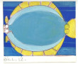 BILL (Daniel MAZE, Xxème) "Poisson bleu 