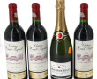 Lot de 4 bouteilles: -3 B LUSSAC St EMI