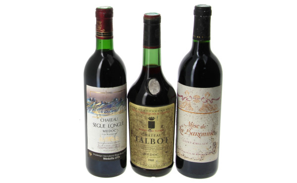 Lot de 3 bouteilles: - 1 B MISE DE LA B
