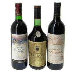Lot de 3 bouteilles: - 1 B MISE DE LA B