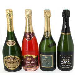4 bouteilles de CHAMPAGNE: Joly Champagn