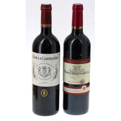 2 B St Emilion Grand cru: - 1 B CLOS LA