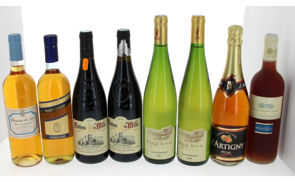 10 bouteilles comprenant 2 Cotes du Lubé