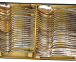APOLLO - Ménagère en métal argenté décor