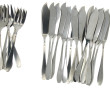 20 fourchettes à poisson, 18 couteaux à 