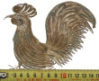 Coq décoratif en argent, poids 109,90 gr