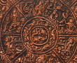 TIBET - Plaque rectangulaire en cuivre r