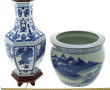 CHINE fin Xxème - Pied de lampe (H 41,5 
