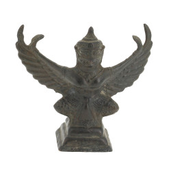 GARUDA - Petit bronze à patine sombre, f